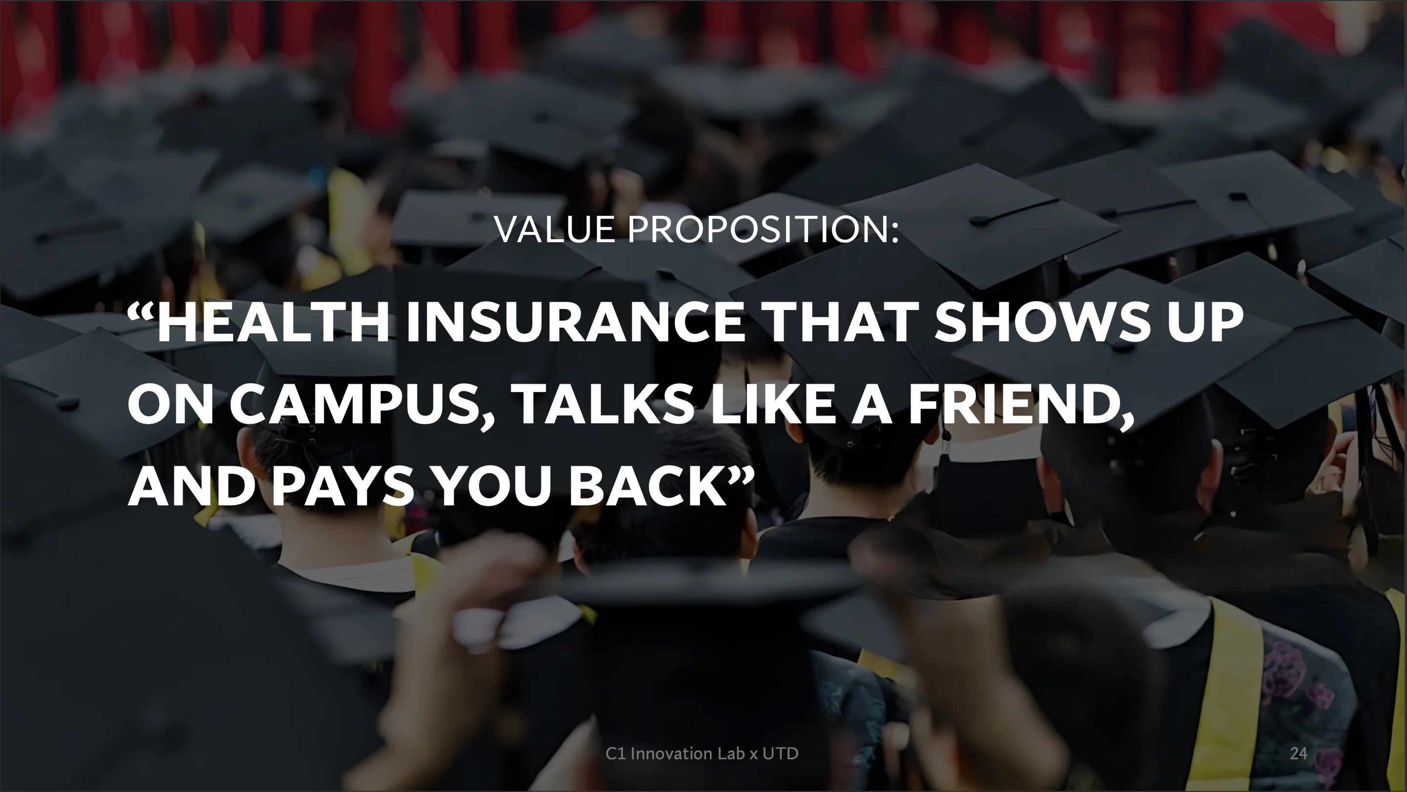 Quantified impact and value proposition